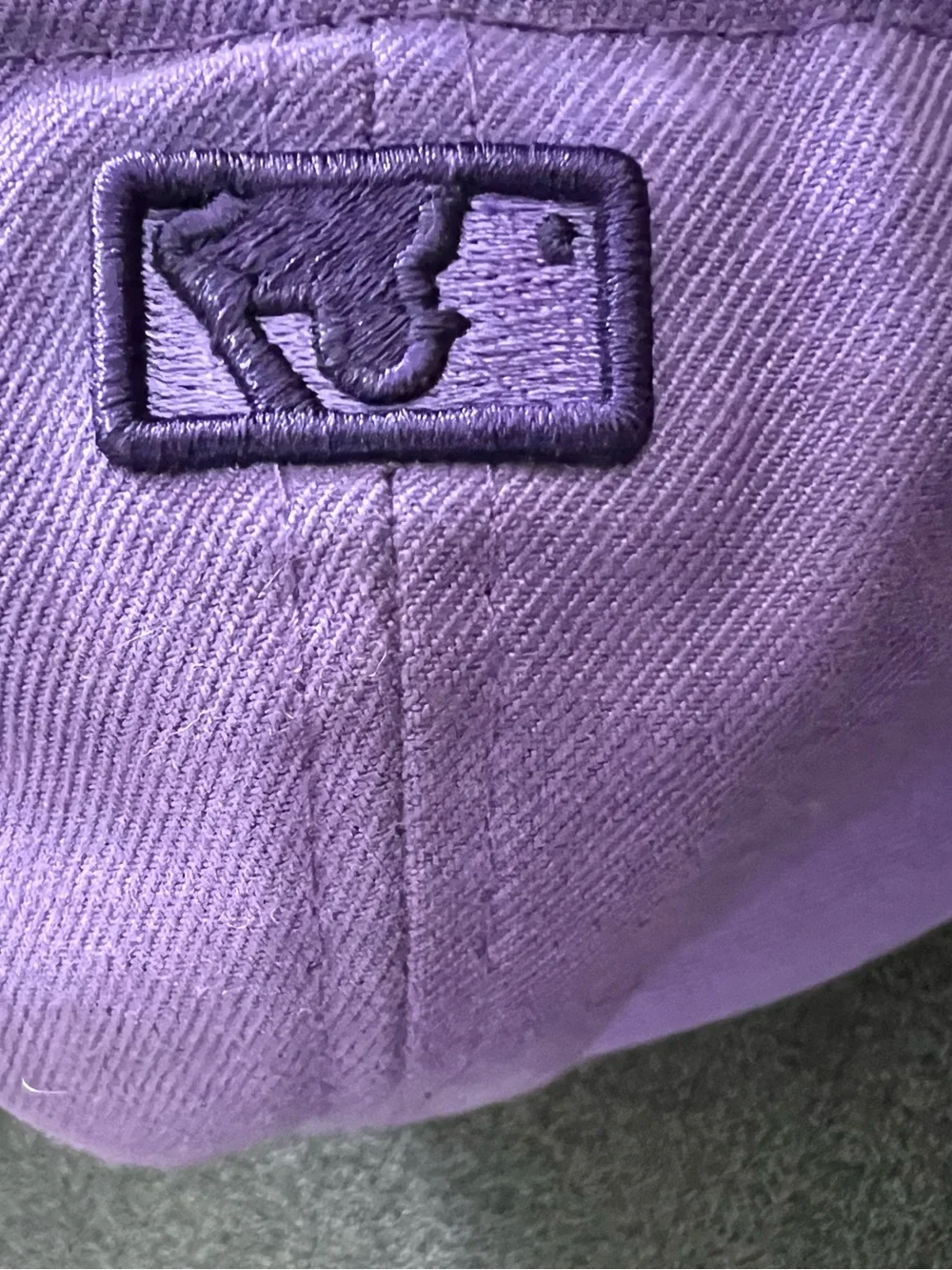 New Era Purple Crown with Magenta Brim Detroit D Fitted Hat